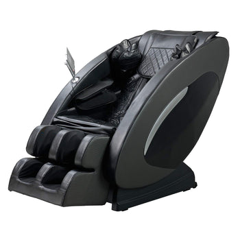 Black zero gravity massage recliner with PU leather upholstery, view 6