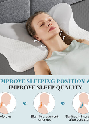 Memory foam contour neck pillow – view 4