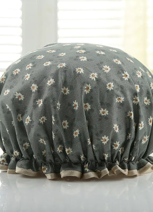 Disposable Double-layer Waterproof Shower Cap for Hair