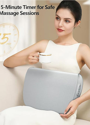 Heated Kneading Massage Pillow – Apricot – view 3