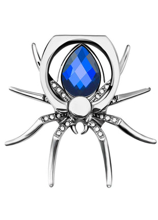 Spider Rhinestone Phone Ring Holder & Stand – Metal Finger Grip