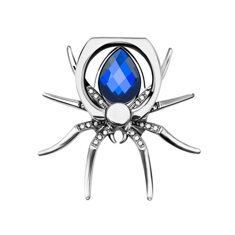 Spider Rhinestone Phone Ring Holder & Stand – Metal Finger Grip