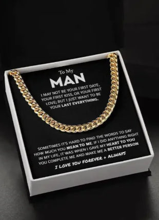 14K Gold Cuban Link Necklace – Premium Gift Set