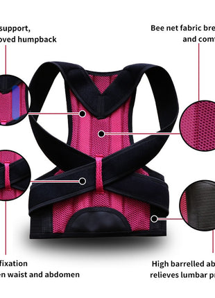 Posture correction belt – black – view 3