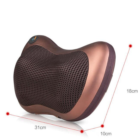 Infrared Heating Shiatsu Massage Pillow for Neck & Back Relief