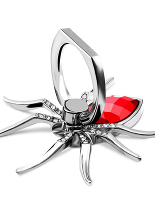 Spider Rhinestone Phone Ring Holder & Stand – Metal Finger Grip