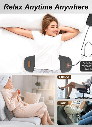 Electric Lumbar Massage Pillow – Dark Grey – view 8