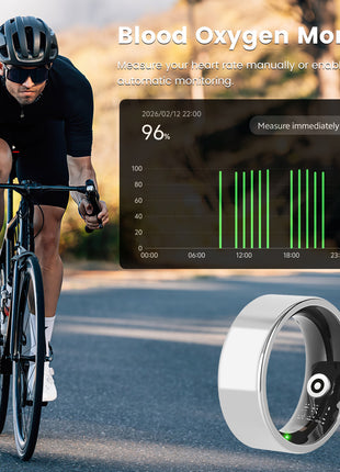 Titanium smart ring – view 8