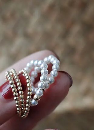 S925 Sterling Silver Adjustable Pearl Ring with Diamonds