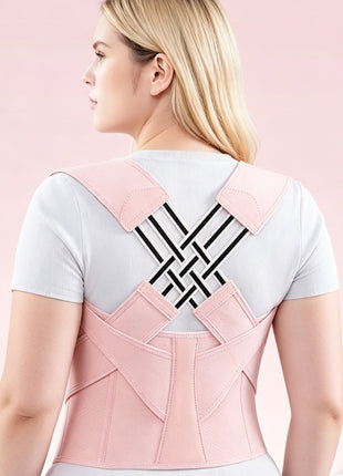 Women's invisible criss-cross posture corrector strap with adjustable shoulder straps