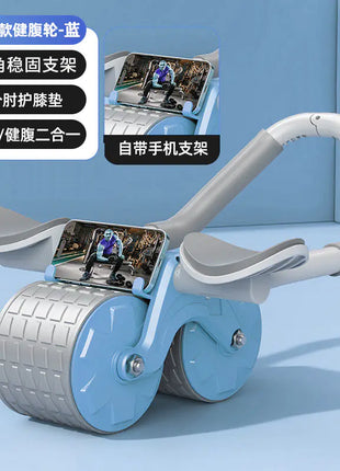 Elbow Support Ab Wheel with Automatic Rebound Fitness