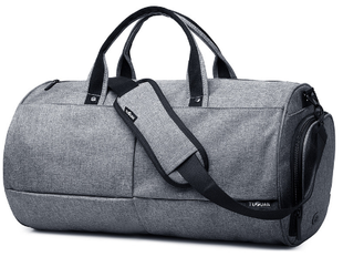 Waterproof Canvas Men's Sports Gym Bag - Large Capacity