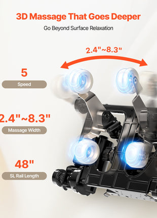3D Zero‑Gravity Full Body SL‑Track Massage Chair