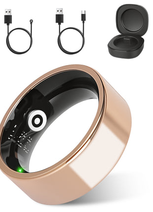 Titanium smart ring – Gold – view 19