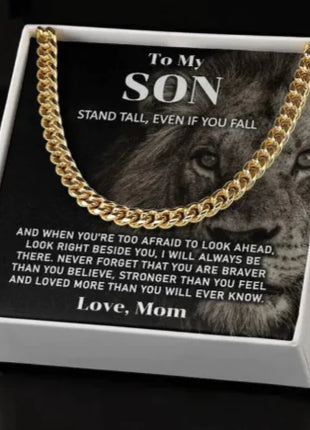14K Gold Cuban Link Necklace – Premium Gift Set