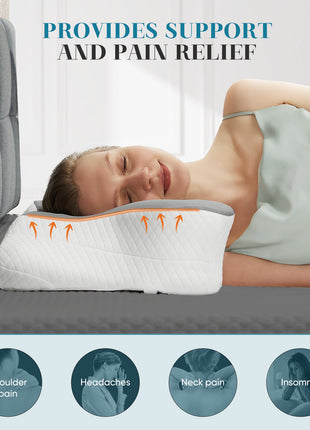 Memory foam contour neck pillow – view 8