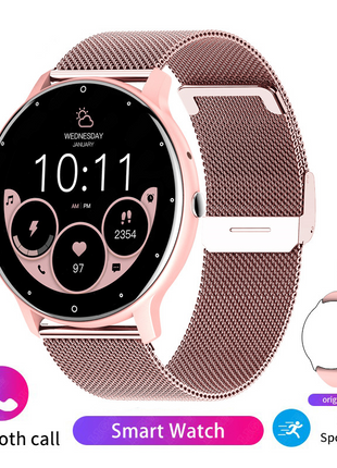 FitPro Health Smartwatch – Pink with Milan Net strap