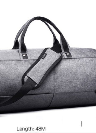 Waterproof Canvas Men's Sports Gym Bag - Large Capacity