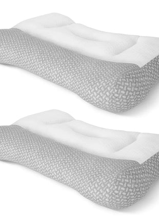 Ergonomic mesh bed pillow – 2 high pillows