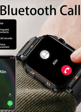 Square Outdoor Sports Smartwatch – black – view 2