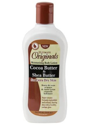 Africas Best Cocoa Butter and Shea Body Lotion 12 Ounce