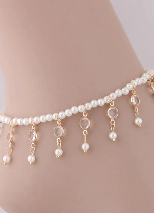 Pearl Tassel Anklet and Pearl Anklet Collection