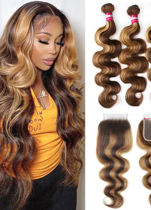 Brazilian Body Wave Bundles with Closure