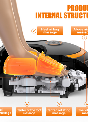 Electric foot massager with heat – view 14