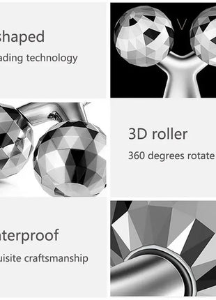 3D Roller Face Massager for Facial Lifting and Tightening