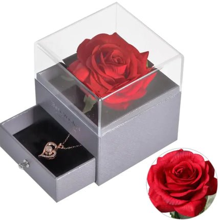 Valentine Eternal Rose Jewelry Gift Box