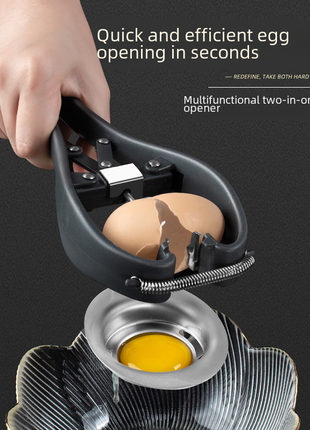 Egg Cracking Tool for Easy Baking and Egg Separation