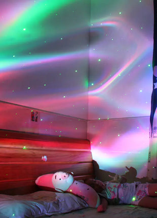 LED Rechargeable Aurora Star Sky Light Projector