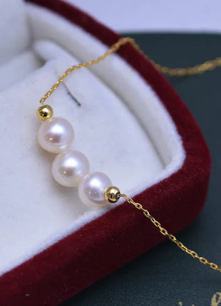 Pearl Pendant Necklace and Ring Set