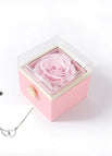 Pink box silver neck