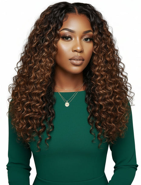 Brazilian Loose Deep Wave Bundles with Closure