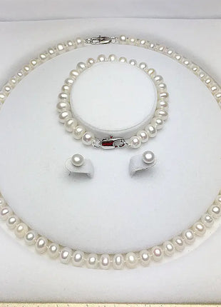 Pearl Necklace Set Gift Collection