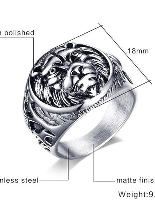Lion Head Rings