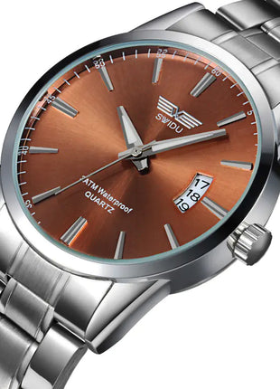 New Steel Band Watch for Men - Non-Mechanical Model