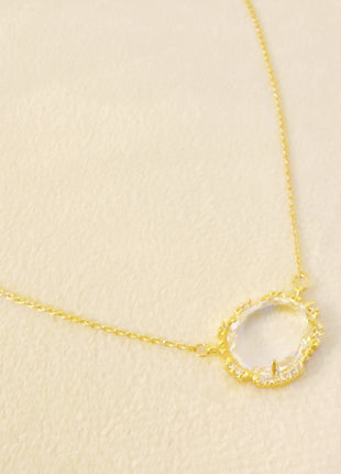 Clustered Glass Jewel Necklace-3