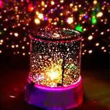 LED Star Projector Lamp - Bright Romantic Night Light