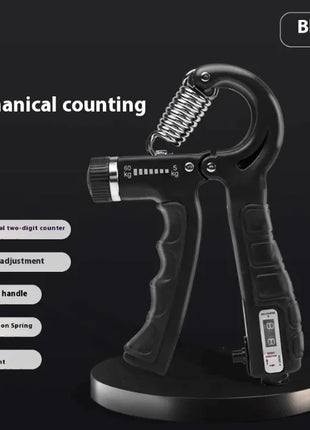 Adjustable Hand Grip Strengthener with Counter