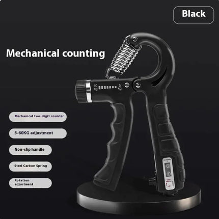 Adjustable Hand Grip Strengthener with Counter