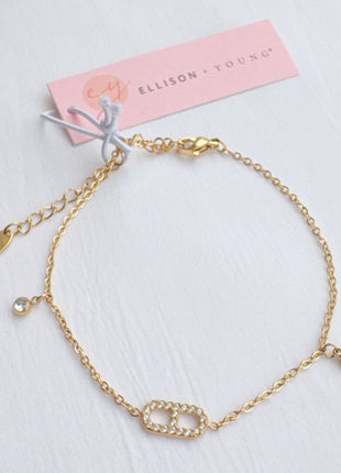 Jewel Drop Dainty Anklet-2