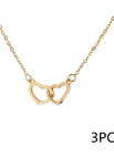 Gold necklace 3PC
