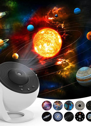 Globe Galaxy Projector Lamp with 12 HD Projection Films