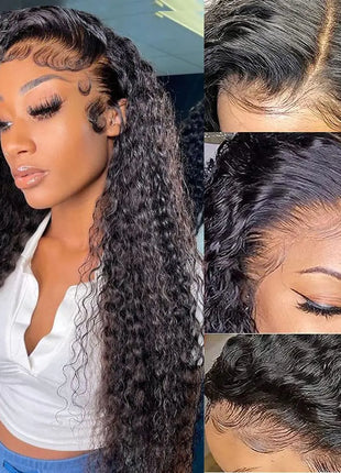 Deep Wave 13x4 HD Lace Front Human Hair Wig