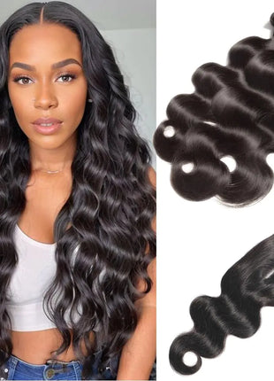 TAYESHA 2x6 HD Lace Closure with Body Wave Bundles