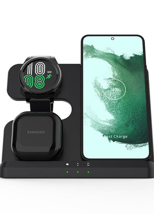 3-in-1 wireless charging stand for Galaxy phone, watch and earbuds