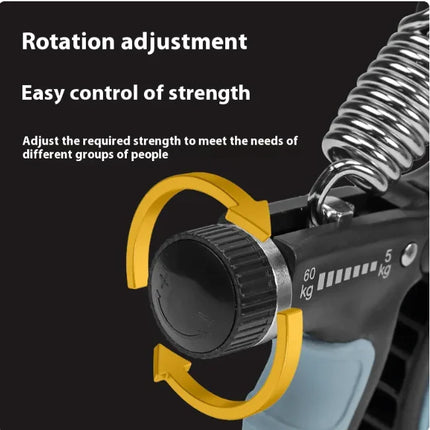 Adjustable Hand Grip Strengthener with Counter