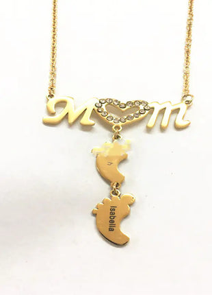 Personalized Mother's Day Stainless Steel Name Necklace